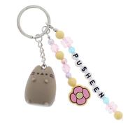 Blueprint Collections Portachiavi Pusheen | Simpatico portachiavi con perline Kawaii con ciondolo Pusheen | Divertente portachiavi per borsa kawaii | Regali e accessori Pusheen