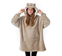 Pusheen Marrone Character Face Felpa con cappuccio coperta Ragazze