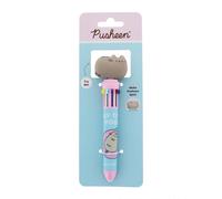 Pusheen - Penna a sfera a 10 colori, simpatica penna a sfera Kawaii Spinny Pen