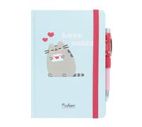 Pusheen Purrfect Love Foderato Notebook + Penna A5 14,8x21 CM Blu Gift Hardcover