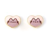 Pusheen Stud Orecchini Pink E Gold Heart Carat Shop, The