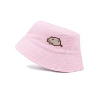 Pusheen the Cat Cappello alla Pescatora per Ragazze | Cappello da Sole Estivo con Cordino Rosa per Bambini e Adolescenti Cartoon Cat Animal Taglia Unica | Regali di Merce