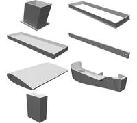 Pusher Tug Boat Model for RC - 275mm DIY Ship Kit - Marine Engineering