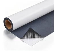Pushglossy 1 rotolo di membrana in gomma Epdm, 99,1 cm x 3 m, autoadesiva, impermeabile, rinforzo da 50 mm, foglio di ghiaccio e acqua per camper, capannoni, garage e patio, 1 rotolo