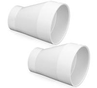 Pushglossy 2 raccordi per tubi in PVC da 15,2 x 10,2 cm, programma 40, compatibili con accoppiamento riduttore eccentrico serie 429-E, adatto per capacità di flusso elevato, idraulica, irrigazione