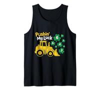 Pushing My Luck St Paddy Day 67 Lucky Construction Bulldozer Canotta