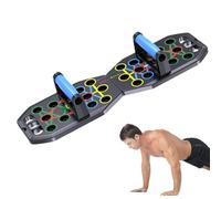 Pushup Board for Men - Base di allenamento portatile da palestra, piattaforma di esercizio multi-angolo | Attrezzature di resistenza per la parte superiore del corpo per l'allenamento a casa, pannello