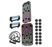 Pushup Board System, Multifunzionale Chest Exercise Equipment, Gym Accessories, Foldable Portable Fitness Board with Handles, Home Workout Gear for Men Women, 40 x 20 x 7 pollici