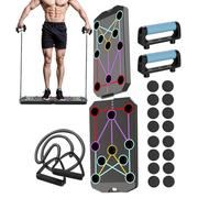 Pushup Exercise Platformss - Secure Grip Rails, Padded Support Corners | Arm Balance System with Sturdy Base Plate, Chest Workout Board for Home Strength Session Placement Scenario Use