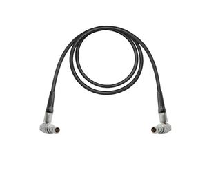 PUSOKEI 0B Cavo di Alimentazione Ad Angolo Retto da 2 Pin Maschio a Maschio, Compatibile con TeradekBond, ARRIAlexa, ZCAM E2, RS2/RS3, TiltaFloat, Small HD (34,3 pollici)