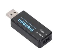 PUSOKEI Adattatore Audio USB, Adattatore per Scheda Audio Esterna, Doppio Jack da 3,5 Mm a USB 4 PIN Jack per Scheda Compatta per Radio FT8 JT65