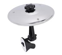 PUSOKEI Auto Cymbal Air Vent for Music Lovers, Mini Batteria Cymbal per Infinito Divertimento Ritmico Sulla Strada, Clip in Acciaio Inossidabile Sulla Vettura 'aria per Tutti i Tipi di (SILVER)