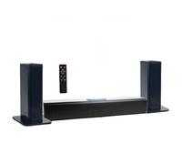 PUSOKEI Barra Audio per Smart TV, Altoparlante Bluetooth 5.3 Rimovibile a 2.1 Canali da 100 W con Bassi Potenti, Barra Audio Domestica Rimovibile 3 in 1 per TV, PC, Giochi, Proiettori (Spina europea)