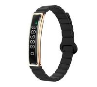 PUSOKEI Bracciale Intelligente per Uomo Donna, Tracker di attività e Fitness Indossabili, Braccialetto Sanitario, Bluetooth 5.3, Contapassi e Scatto di Foto a Distanza (Black)