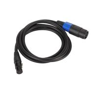 PUSOKEI Cavi SpeakOn a XLR, Cavo di Prolunga SpeakOn Femmina a XLR Femmina a 3 Pin, Cavo per Microfono con Blocco, Plug and Play, per Palco PA Pro DJ, Studi di Registrazione