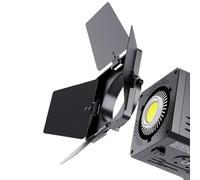 PUSOKEI Confoglio di Luci a Quattro Fogli per le Luci Video Ulanzi, Porta della Luce Video a Led in Lega di Alluminio per Morso Mini Bowens, Controllo Riflettente Regolabile per Lampada