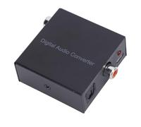 PUSOKEI Convertitore Audio Digitale da Coassiale a Ottico, Adattatore Splitter Bidirezionale Versatile per Amplificatore HDTV, Alloggiamento in Materiale di Ferro