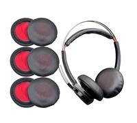 PUSOKEI Copri Cuscinetti di Ricambio, Compatibile con Voyager Focus 1/2 UC, Voyager Focus B825, Voyager 4210/4220, BlackWire 5200/5210, Cuscinetti per Cuffie Copri Auricolari (3 paia)