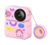 PUSOKEI Custodia in Silicone Compatibile con Nano, Porta USB Riservata, Custodia in Silicone per Tutto il Corpo con Copriobiettivo, Resistente a Polvere e Graffi (PINK)