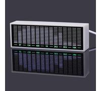 PUSOKEI Display a LED con Spettro Musicale Controllato Dal Suono, Basso Consumo Energetico e Alta luminosità, Analizzatore di Spettro, Visualizzatore Audio, Luce Ambientale per la