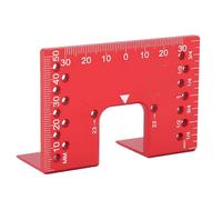 PUSOKEI Distanziatore per Installazione Cerniera Magnetica con Precisione di 2 Mm per un Efficiente Allineamento delle Cerniere della Porta Nella Produzione di Mobili, Alluminio, 1 Pezzo