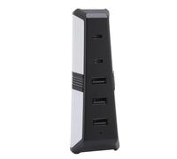 PUSOKEI Hub USB Multi Porta 5 in 1 con 3 USB 2.0 e 2 | Design compatto a , sincronizzazione istantanea dei dati, accessorio per console di gioco, robusto guscio in ABS, adatto ai