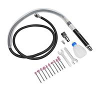 PUSOKEI Kit Smerigliatrice per Matita Pneumatica Micro Ad Aria |Set di Strumenti per Incisione e Lucidatura Portatili per Lavori di Dettaglio
