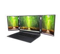 PUSOKEI Laptop a Schermo TRI Fold, Display Principale da 16 Pollici e Doppi Schermi Secondari da 10,5 Pollici, SSD da 16 GB di RAM 1TB, WIN11Pro Face (Spina europea)