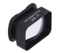 PUSOKEI Lenti Teleobiettivo 2x per Tasca 3, Lente Convertitore HD in Ingradamento per Fotocamera di Azione Tascabile 3, Filtro per Ingrandimento a Montaggio Magnetico, Rivestimento HD