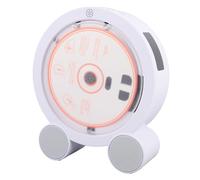 PUSOKEI Lettore CD Desktop con Bluetooth, Lettore Musicale CD Portatile con Radio FM, Doppi Altoparlanti HiFi, Display LED, Timer, Telecomando, Jack per Auricolari AUX/3,5 Mm (Colore del legno)