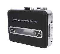 PUSOKEI Lettore di Cassette, Convertitore Portatile da Cassetta a MP3, Altoparlante Integrato e Jack per Cuffie da 3,5 Mm, Alimentato da Batteria DC o AA, per Masterizzatore CD per PC