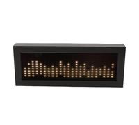 PUSOKEI Luce del Ritmo dello Spettro Musicale, Visualizzatore Audio 'analizzatore di Spettro, Presa Microfono e Ingresso Cablato, Luce Controllata Dal Suono per Sala Giochi e Decorazione (Bianco