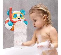 PUSOKEI Macchina per per Vasca da Bagno per Bambini, Giocattoli per Bagnoschiuma Adatti Ai Bambini con modalità Musicale/soluzione Fai-da-te, Pennarello da Bagno per L'interazione Genitore-figlio