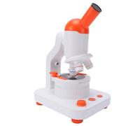 PUSOKEI Microscopio Binoculare Composto per Bambini e Studenti, Ingrandimento 40X-400X con Illuminazione a LED, Microscopio Monoculare Ricaricabile per Laboratori Scolastici e Lezioni a