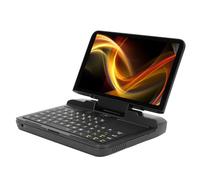 PUSOKEI Mini Laptop Industriale, Mini Laptop da 6 Pollici HD Touchscreen per CPU N4120 8 GB RAM 256 GB ROM 2.4G 5G Rete BT4.2 Piccolo Computer Portatile Portatile per 10 Pro (Spina