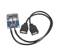 PUSOKEI Mini Pci e Scheda Riser USB, MPCIE a Raddoppiare la Scheda di Espansione USB 2.0, Trasmissione di Dati Ad Alta velocità, Facile da Installare e Conveniente da Utilizzare