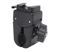 PUSOKEI Morsetto per Batteria con Attacco a V Antiscivolo |Robusto Morsetto a Granchio per Treppiede per Luce Fotografica 17-55 Mm