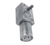 PUSOKEI Motoriduttore a Vite Senza Fine DC 12V a Coppia Elevata |Riduttore Reversibile da 5 Giri per Automazione (40RPM)