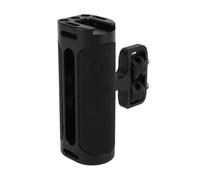 PUSOKEI Muova Laterale della Gabbia della Fotocamera, Foro a Vite da 1/4 di Pollice Manage della Gabbia Porta della Fredda per Vlogging per Vlogging (BLACK)