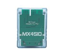 PUSOKEI MX4SIO SIO2SD Adattatore per Schede per , Lettore di Schede di Memoria per Console di Gioco, Adattatore per Schede di Memoria per Console di Gioco Fat , Plug And Play(Blu)