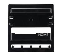 PUSOKEI Organizzatore dello Scaffale del Gruppo Muro, Estetica in Plastica Multipla Che Risparmia Spazio per Salvare lo Spazio della Parete Notturna per gli Occhiali Telefonici delle Cuffie (BLACK)