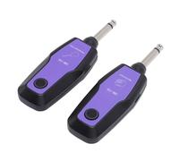 PUSOKEI per Chitarra Wireless Ricaricabile a 4, Trasmettitore a Bassa Latenza per Chitarristi e bassisti. Materiale ABS Viola