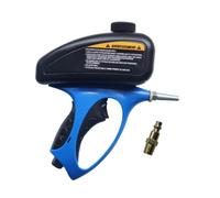 PUSOKEI Pistola Pneumatica per Sabbiatura per Compressore D'Aria | Strumento portatile portatile, finitura blu, preparazione della superficie per la rimozione della ruggine, incisione su