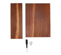 PUSOKEI Portacoltelli Magnetico in Legno a Doppia Faccia |Robusto Blocco Portacoltelli con Base Antiscivolo, può Contenere Fino a 10 Coltelli per l'organizer da Bancone della