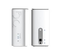 PUSOKEI Router CPE 5G con Slot per Scheda SIM, 2,4 G 5,8 G a Doppia Banda Wifi 6 Router Wireless Ad Alta velocità per NR NSA SA 5G Cellular Network (Spina europea)