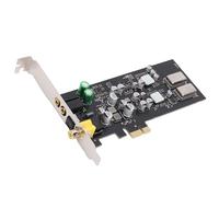 PUSOKEI Scheda audio PCIe HiFi con DAC e CM108AH, interfaccia audio coassiale ottica a 7.1 canali, 120 dB THD + N per produzione musicale Studio Gaming