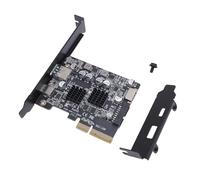 PUSOKEI Scheda di Espansione da PCIe3.0 a USB3.2 Ad Alte Prestazioni con Ampia compatibilità con USB3.2 Gen2 10Gbps
