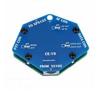 PUSOKEI Scheda di Espansione Interfaccia Dati CE-19, Converte MINI-DIN8 in Jack Stereo da 3,5 Mm e Mini-DIN6, per Ricetrasmettitore a Onde Corte G90 G1M X5105 XPA125B, Amplificatore di