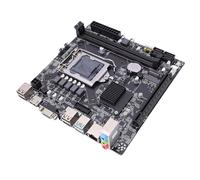 PUSOKEI Scheda Madre Gaming H110, Scheda Madre per Computer Mini ITX, LGA 1151, DDR4 a Doppio Canale, Disco Rigido M.2 Nvme E Slot WiFi M.2, Seriale ATA3.0 da 6 GB/s, PCI E X16, Porte