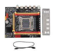 PUSOKEI Scheda Madre per Computer X79-VG2, Processore Serie LGA2011-0 Pin, Scheda Madre 4X DDR3 RAM Micro ATX per Processori E5 V1/V2 e Core I7, Supporto Interfaccia M.2